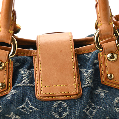 Louis Vuitton Monogram Denim Pleaty Blue 11 of 15