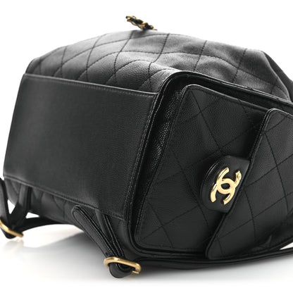 Chanel Caviar Quilted Medium Chanel 25 Backpack Black 10 of 10