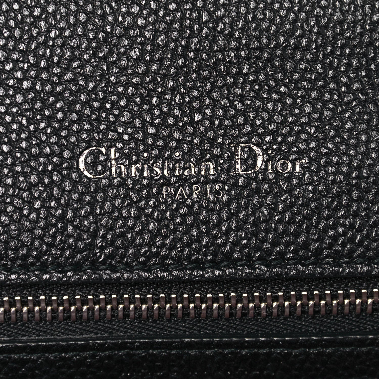 Christian Dior Grained Calfskin Medium Diorama Flap Bag Black 5 of 18