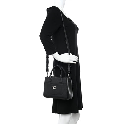 Chanel Grained Calfskin Mini Neo Executive Shopper Tote Black 2 of 12