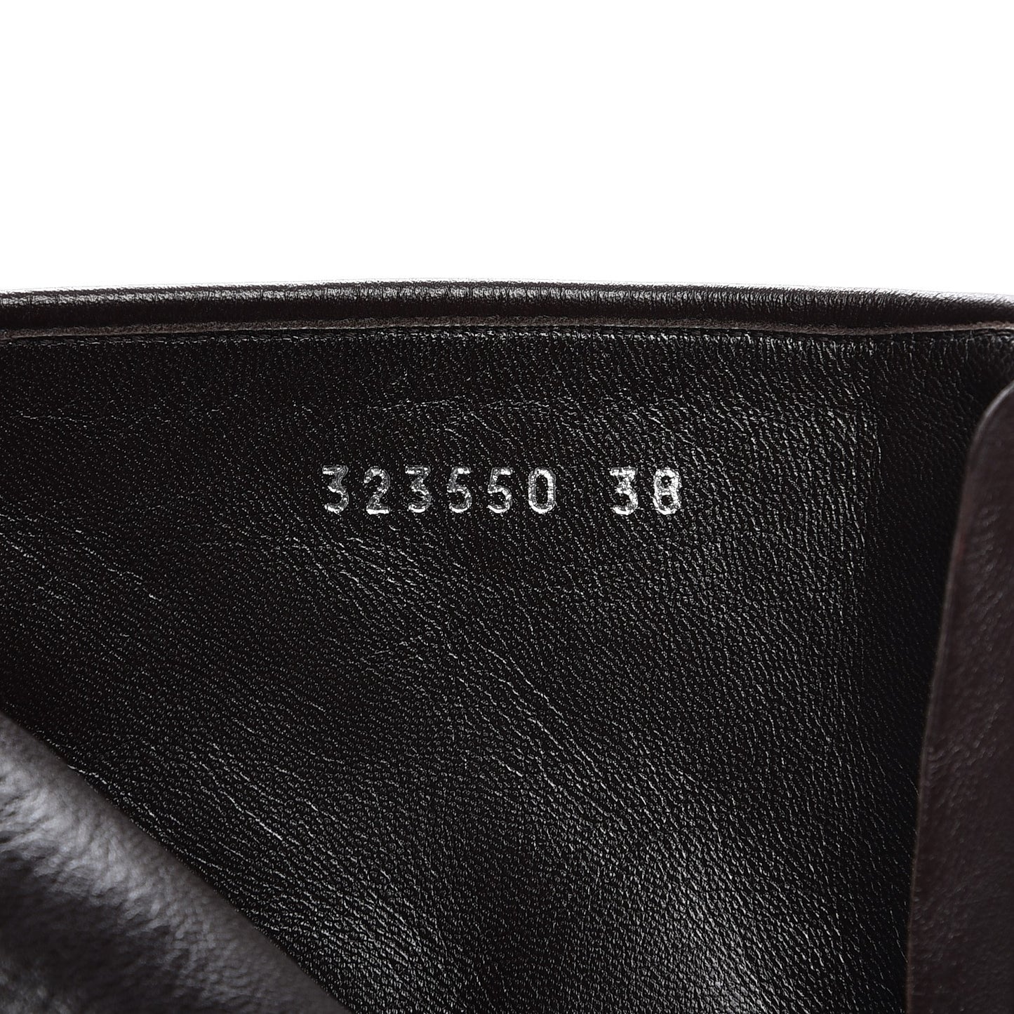 Guccissima Short Zip Boots 38 Dark Brown