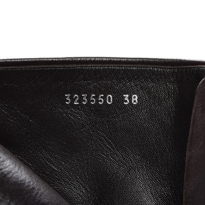 Gucci Guccissima Short Zip Boots 38 Dark Brown 7 of 8