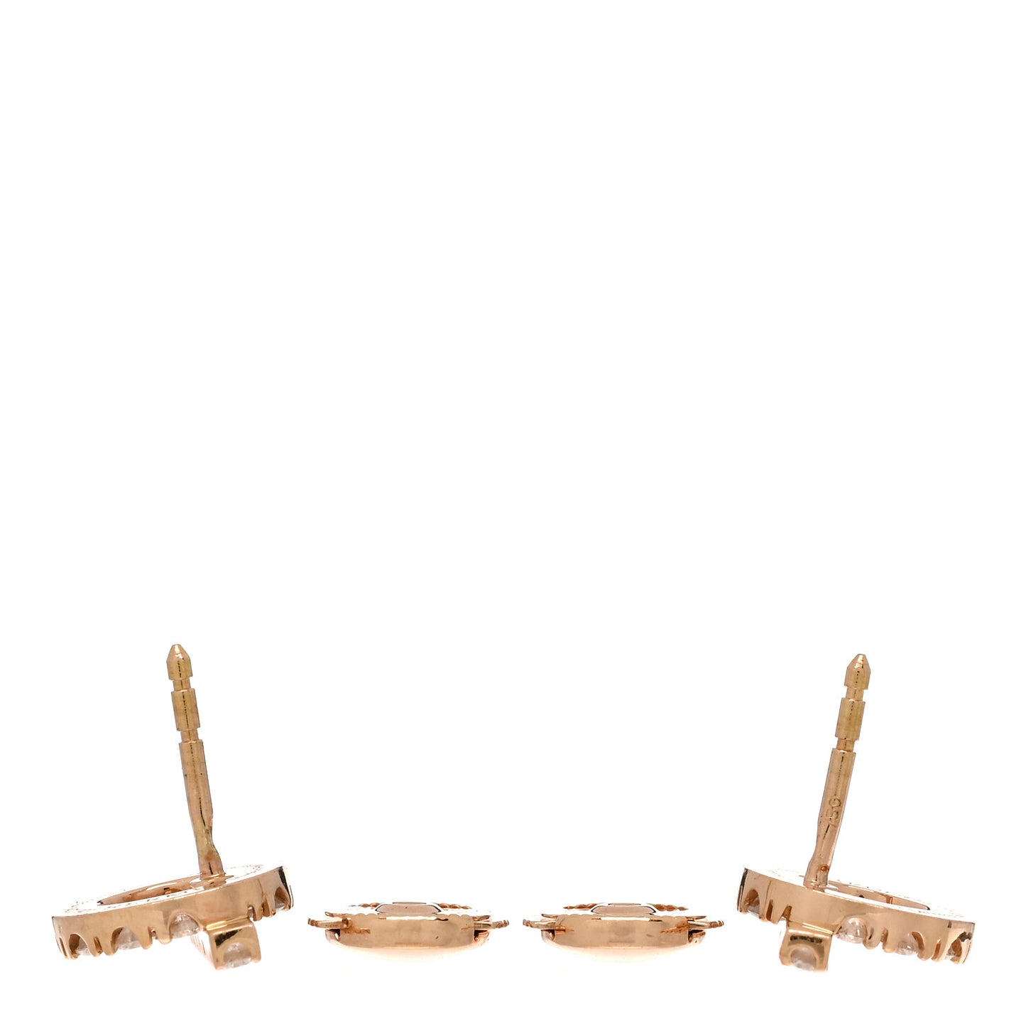 18K Rose Gold Diamond Finesse Earrings