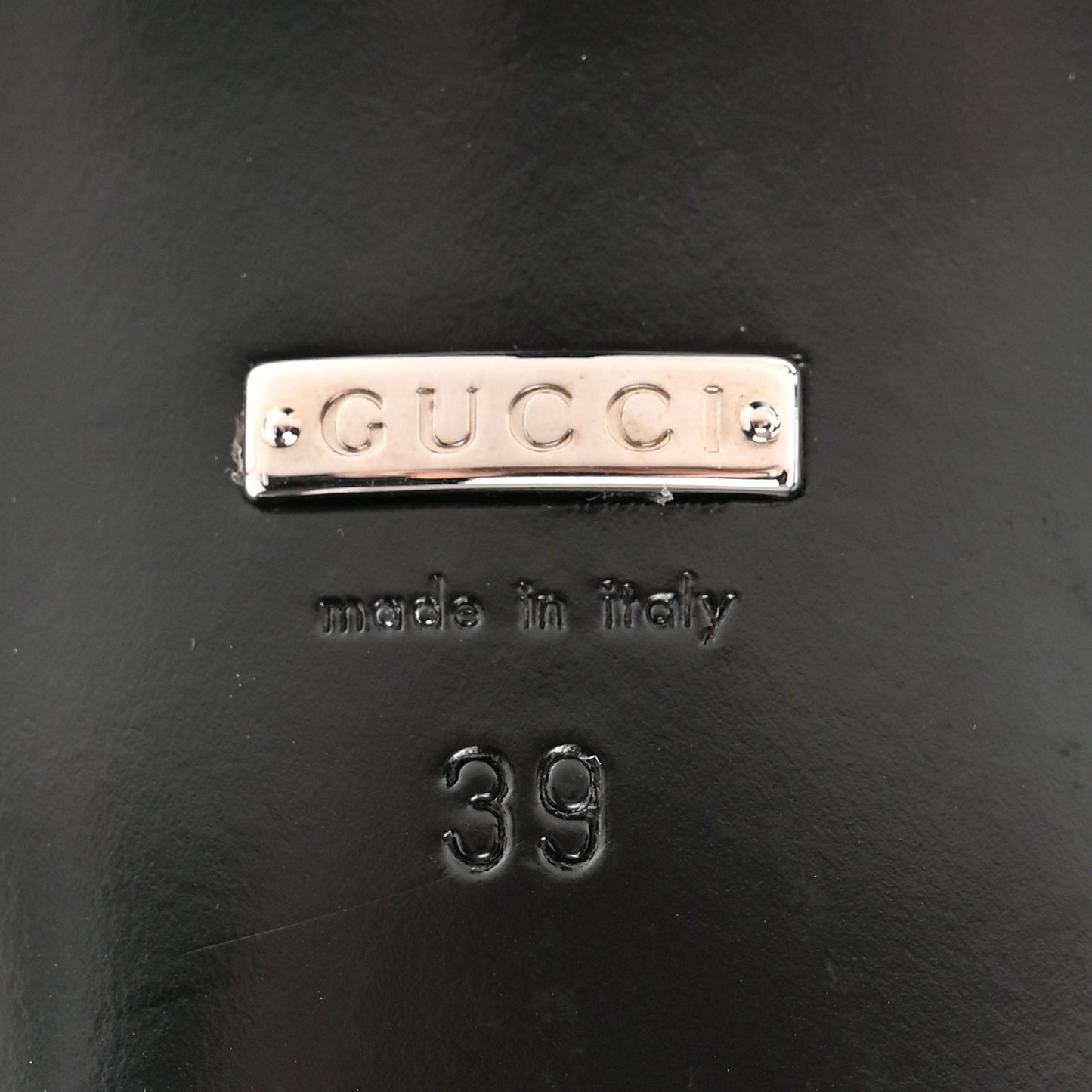 Suede Mesh Crystal GG Monogram Slingback Pumps 39 Black