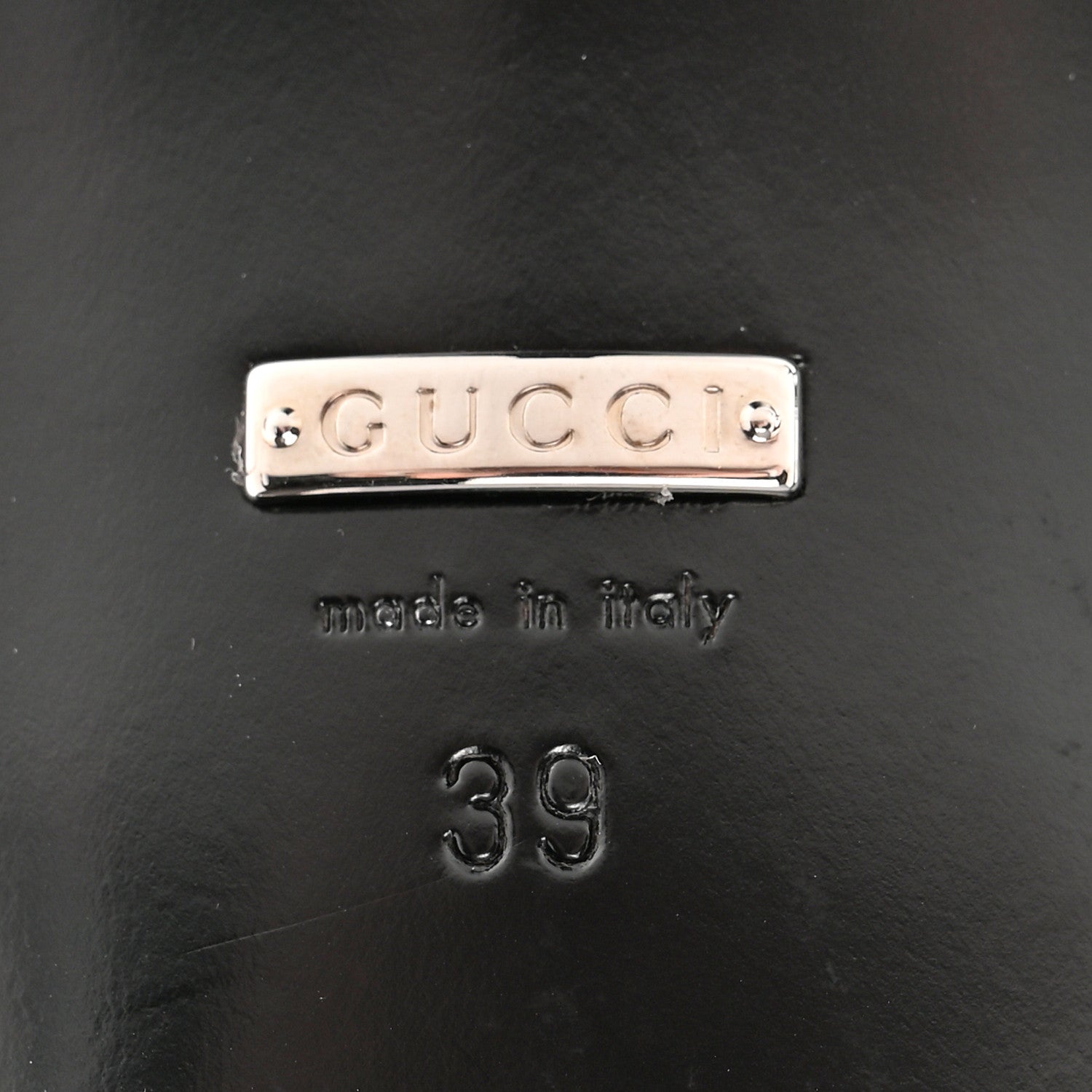 Gucci Suede Mesh Crystal GG Monogram Slingback Pumps 39 Black 7 of 11