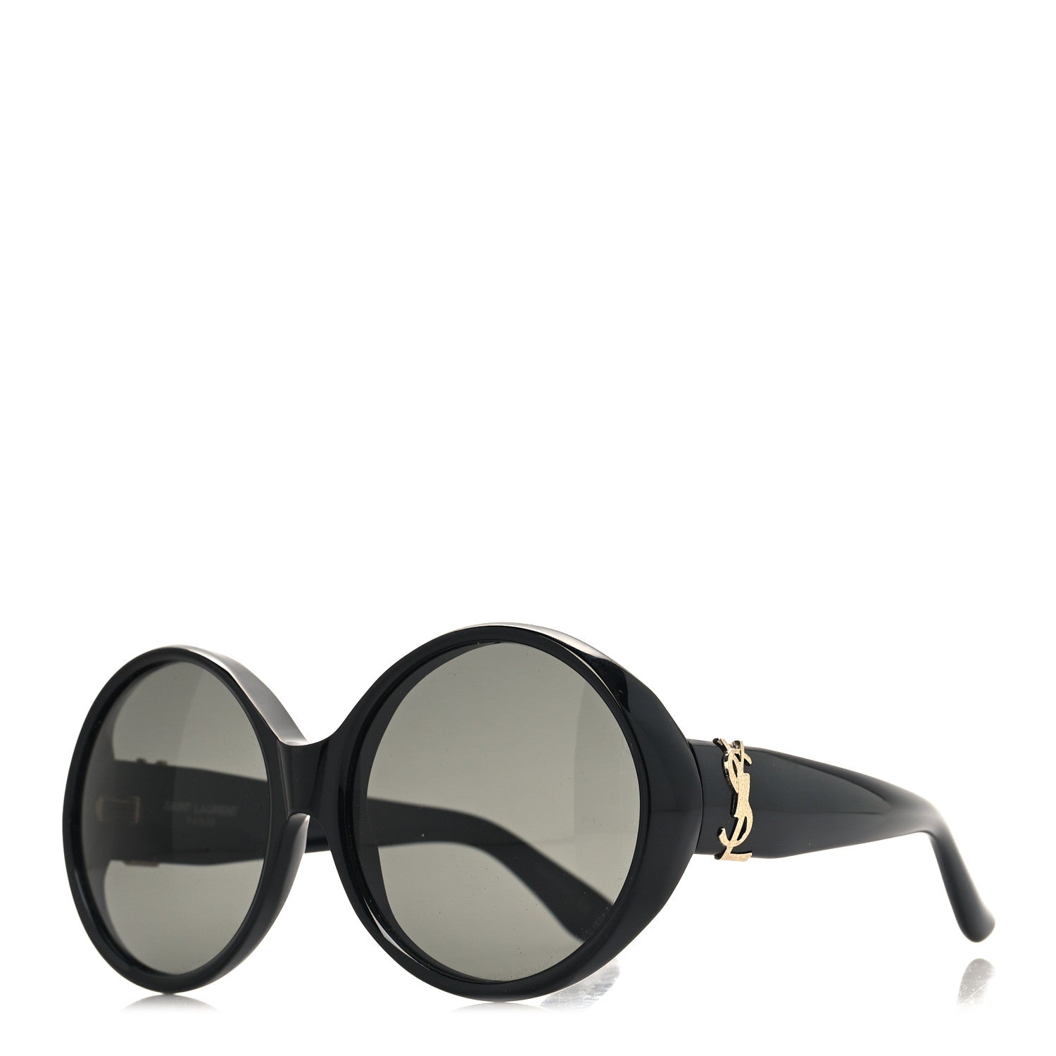 Saint Laurent Round SL M1 Sunglasses Black 1 of 8