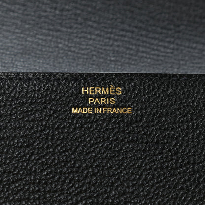 Hermes Chevre Mysore Roulis Slim Wallet Black 6 of 6