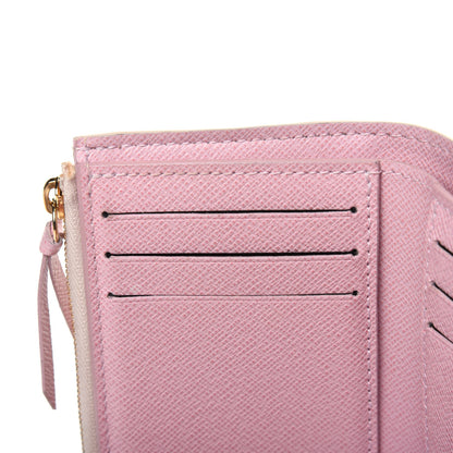 Louis Vuitton Damier Azur Victorine Wallet Rose Ballerine 8 of 11
