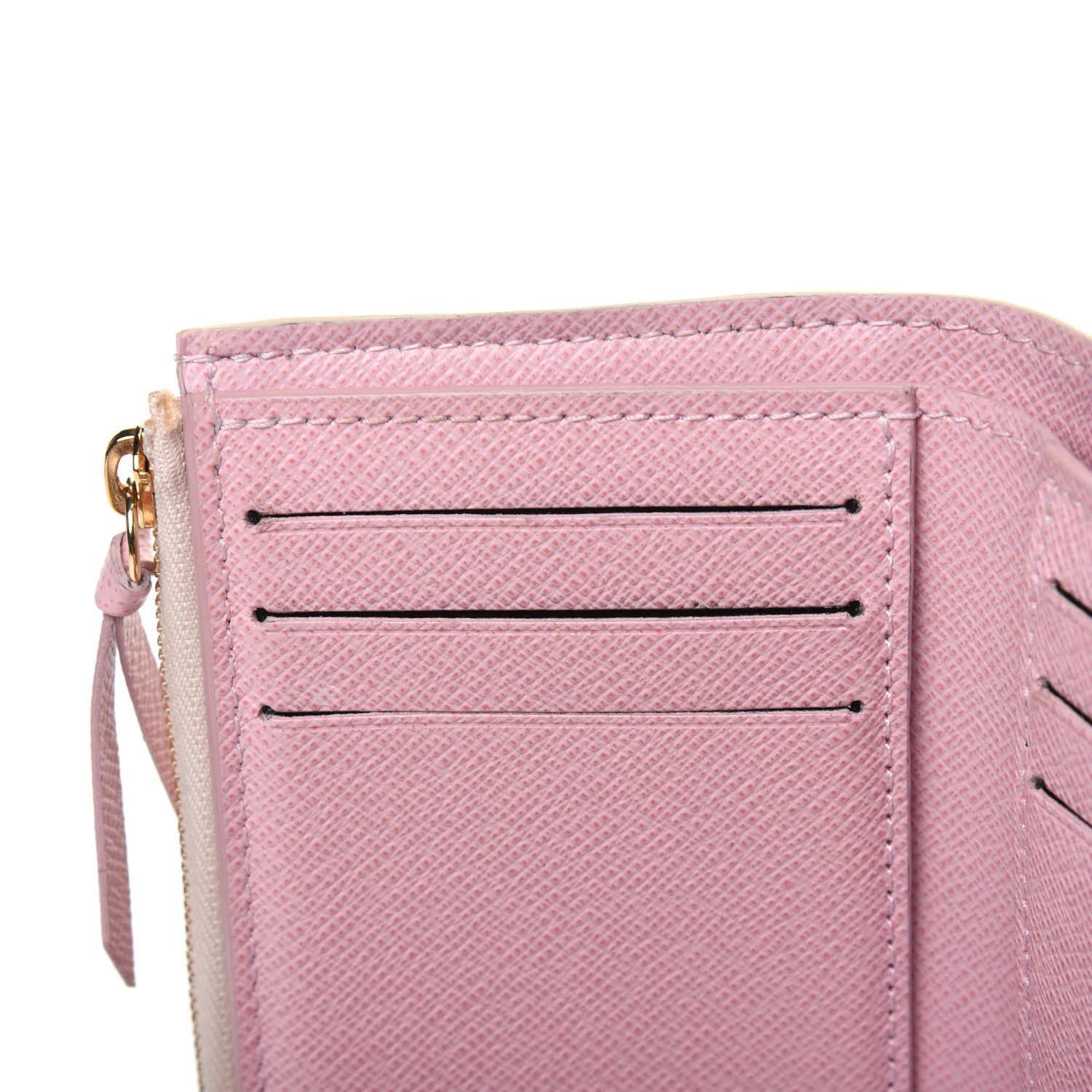 Louis Vuitton Damier Azur Victorine Wallet Rose Ballerine 16 of 19