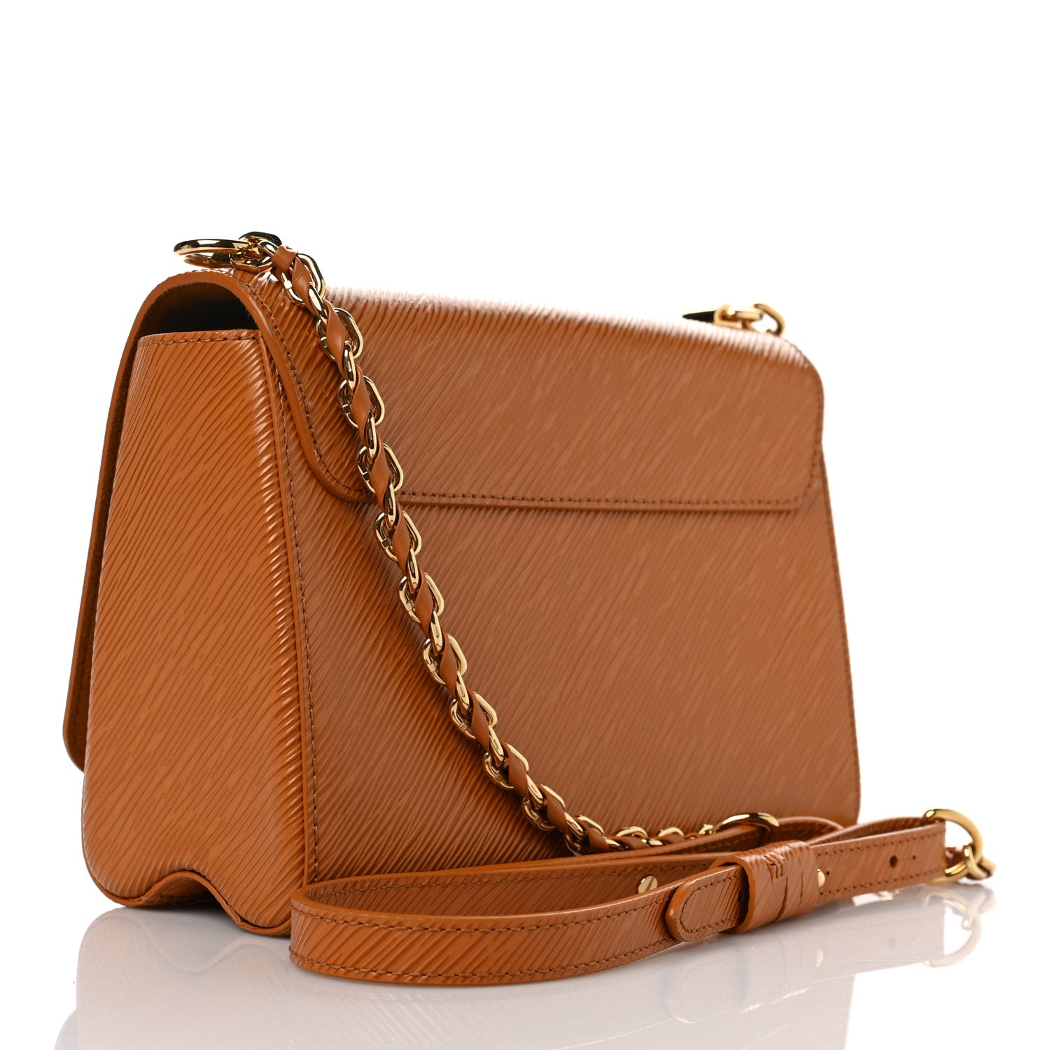 Louis Vuitton Epi Twist Shoulder Bag MM Gold Miel 3 of 8