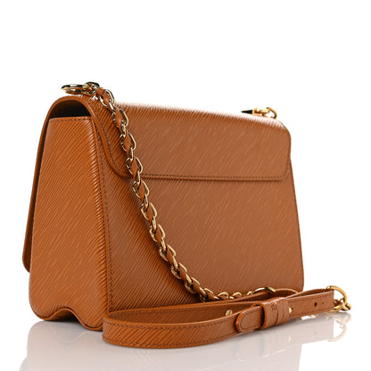 Louis Vuitton Epi Twist Shoulder Bag MM Gold Miel 3 of 8