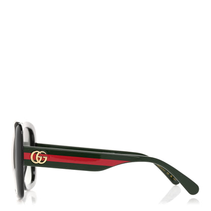 Gucci Acetate Square GG Web Sunglasses GG0713S Black 3 of 9