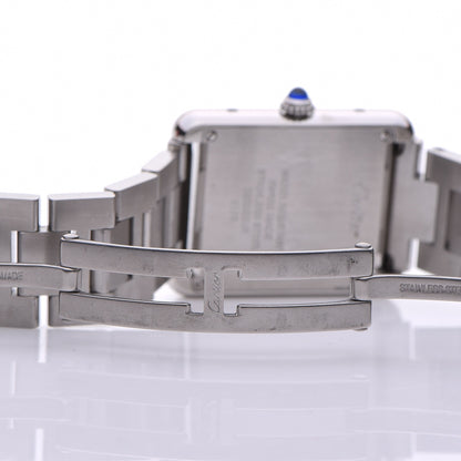 Cartier Stainless Steel 24mm Tank Solo Quartz Watch 6 of 9