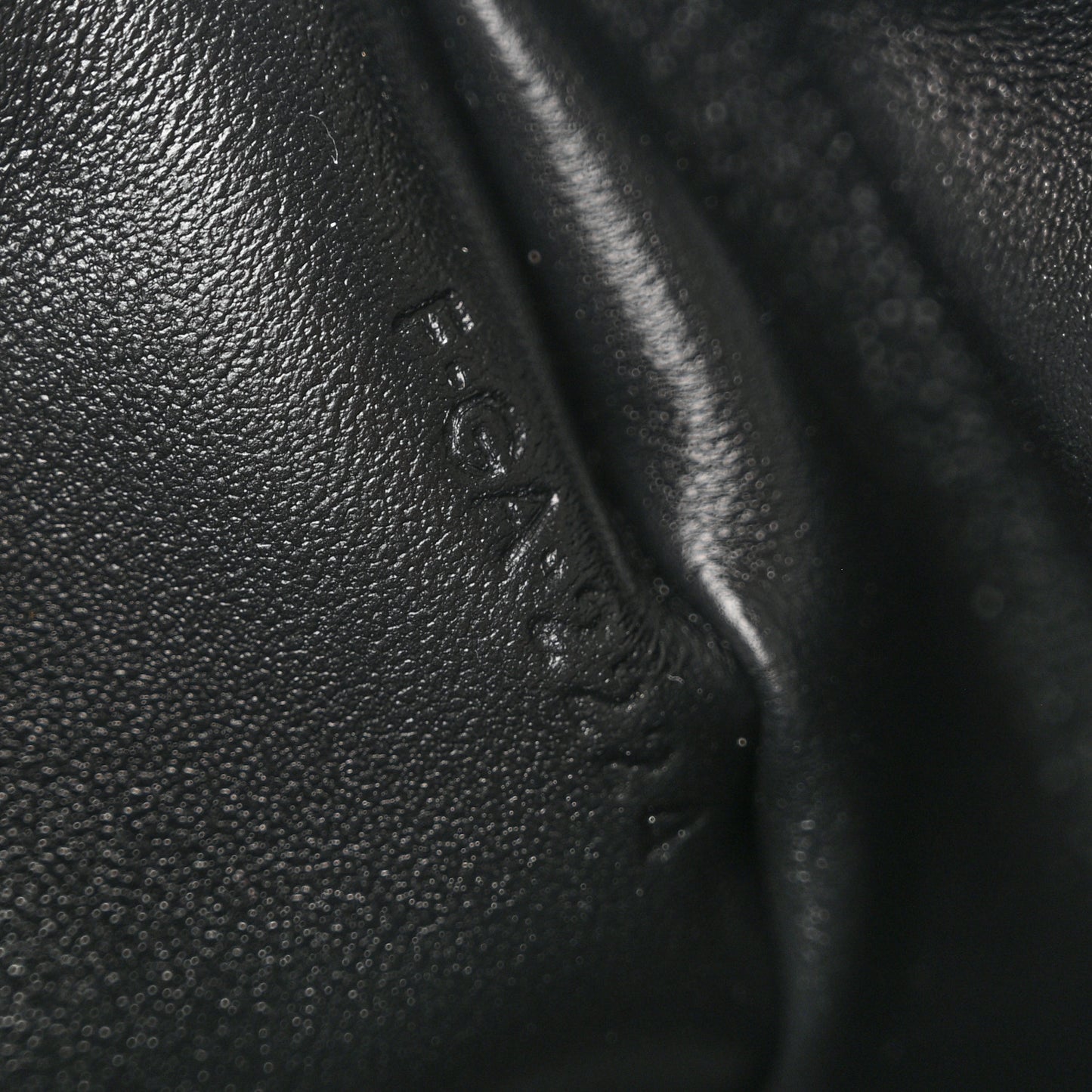 Shiny Calfskin Medium Triomphe Black