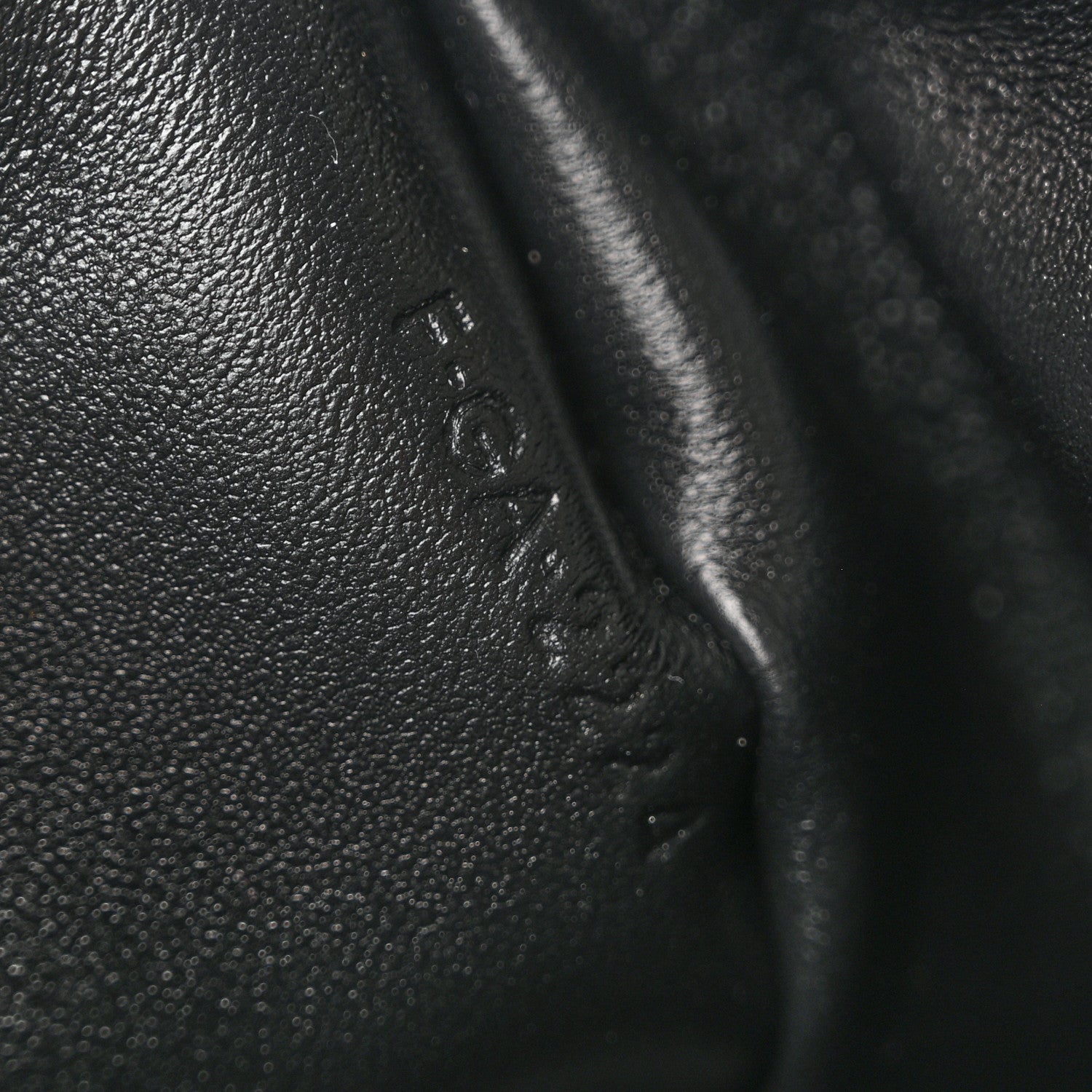 Celine Shiny Calfskin Medium Triomphe Black 8 of 11