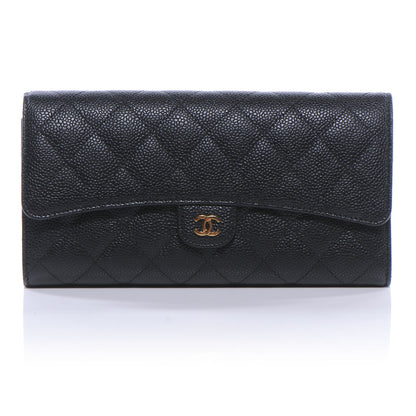 Chanel Caviar Quilted Travel Wallet Black 1 of 7