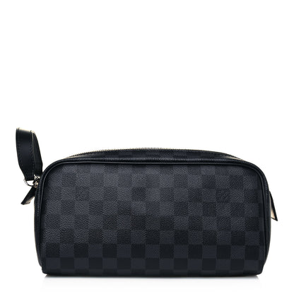 Louis Vuitton Damier Graphite Dopp Kit Toilet Pouch 1 of 12
