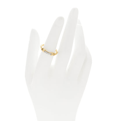 David Yurman 18K Yellow Gold Diamond Petite Helena Wrap Ring 54 6.75 2 of 4