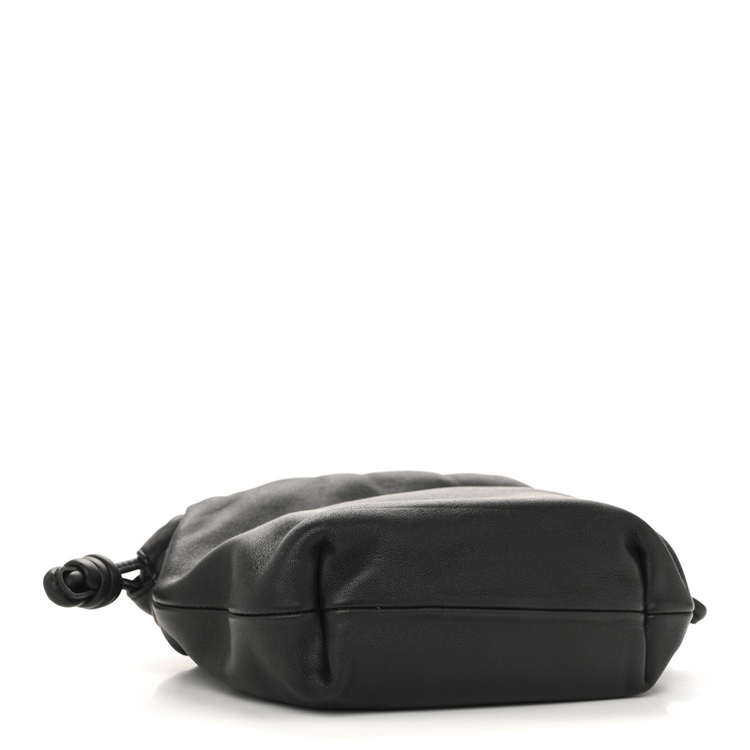 Loewe Mellow Nappa Donut Chain Mini Flamenco Knot Clutch Black 4 of 10