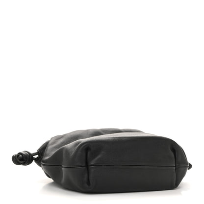 Loewe Mellow Nappa Donut Chain Mini Flamenco Knot Clutch Black 4 of 10