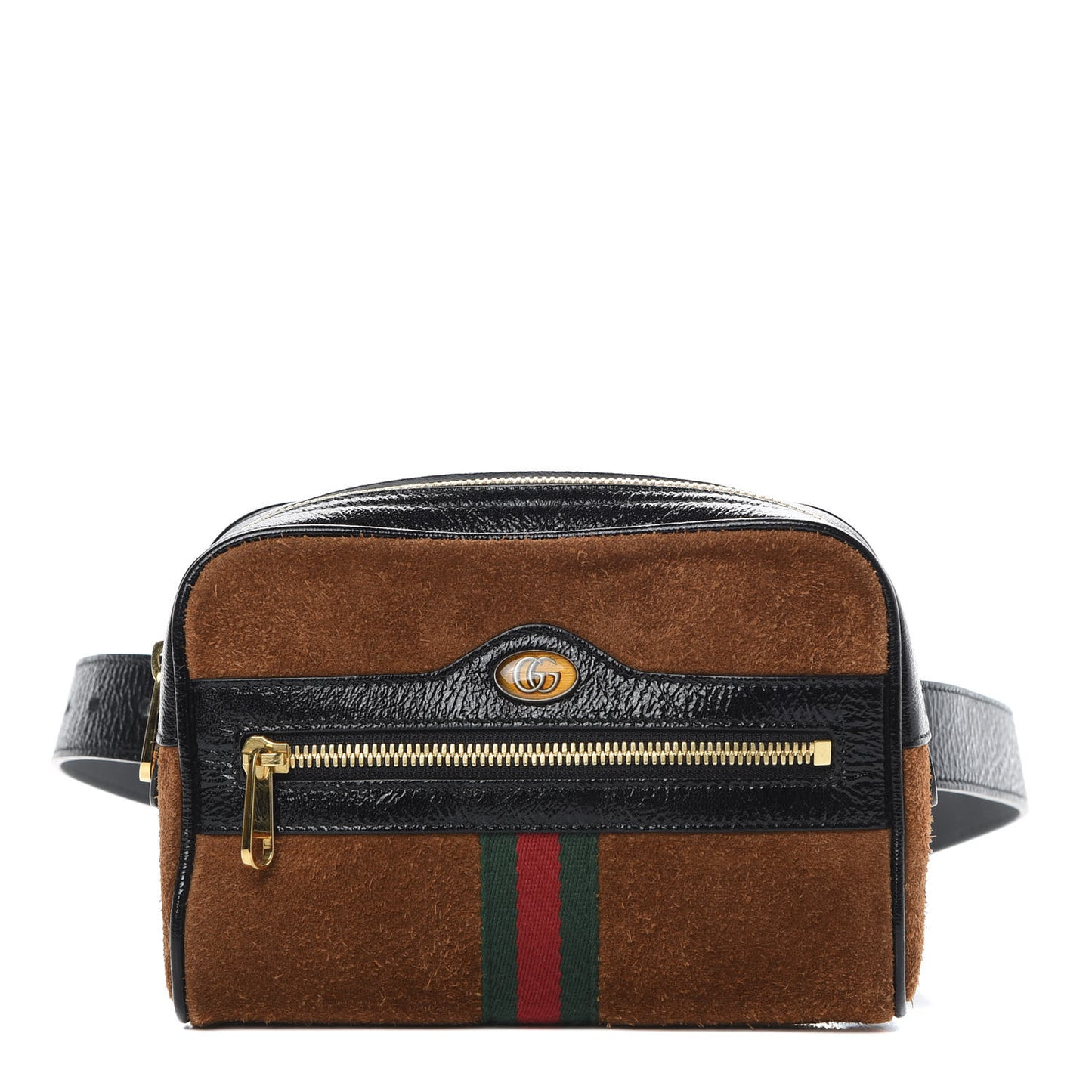 Suede Small Ophidia Belt Bag 75 30 Brown