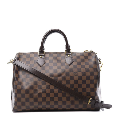 Louis Vuitton Damier Ebene Speedy Bandouliere 35 1 of 11