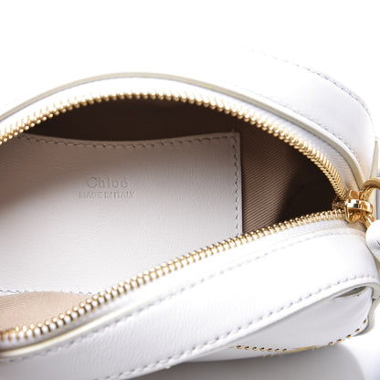 Chloe Smooth Calfskin Little Horses Embroidered Shoulder Bag White 5 of 11