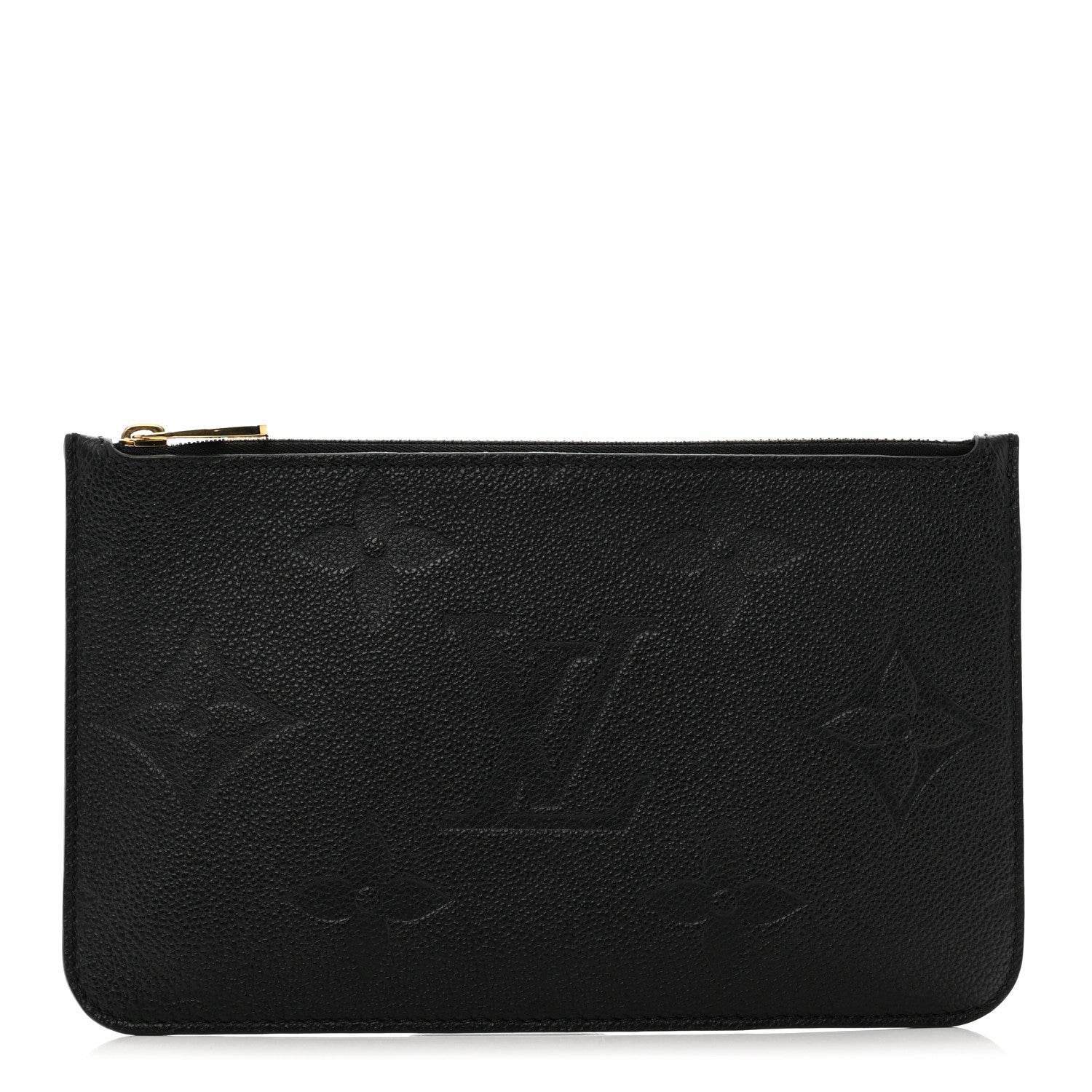 Louis Vuitton Empreinte Monogram Giant Neverfull MM Pochette Black 1 of 6