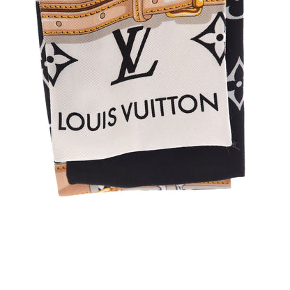 Louis Vuitton Silk Monogram Confidential Bandeau Black 3 of 4