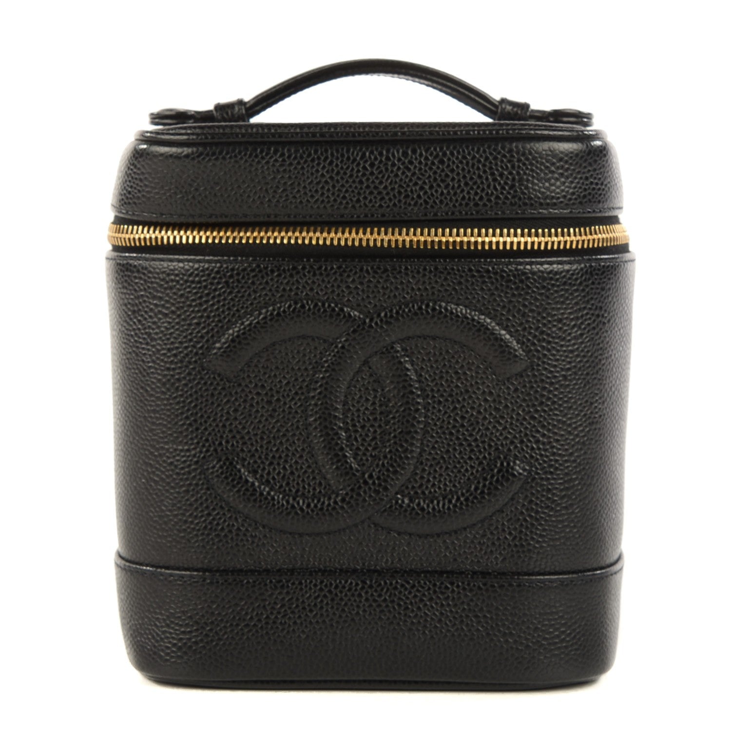 Chanel Caviar Cosmetic Vanity Bag Black 1 of 8
