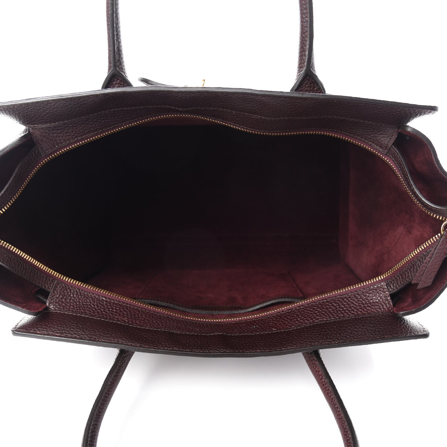 Mulberry Grain Vegetable Tanned Calfskin Zipped Bayswater Oxblood 5 of 13