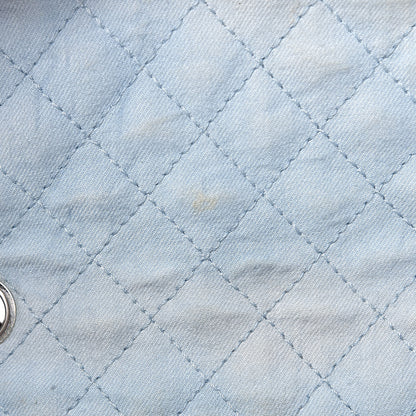 Chanel Denim Quilted Swarovski Crystal Flap Blue 14 of 22