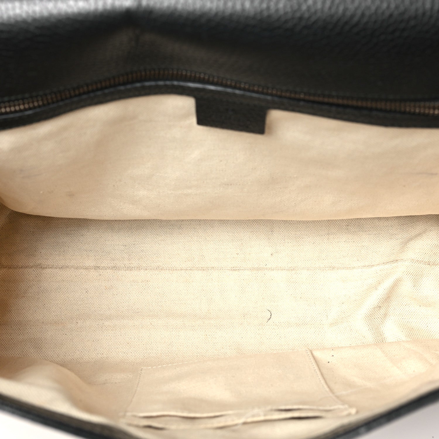Gucci Calfskin Medium GG Marmont Top Handle Bag Black 5 of 11