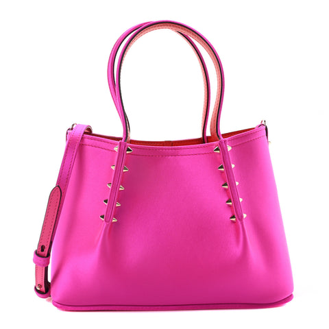 Satin Spiked Mini Cabarock Shopper Holly Pink