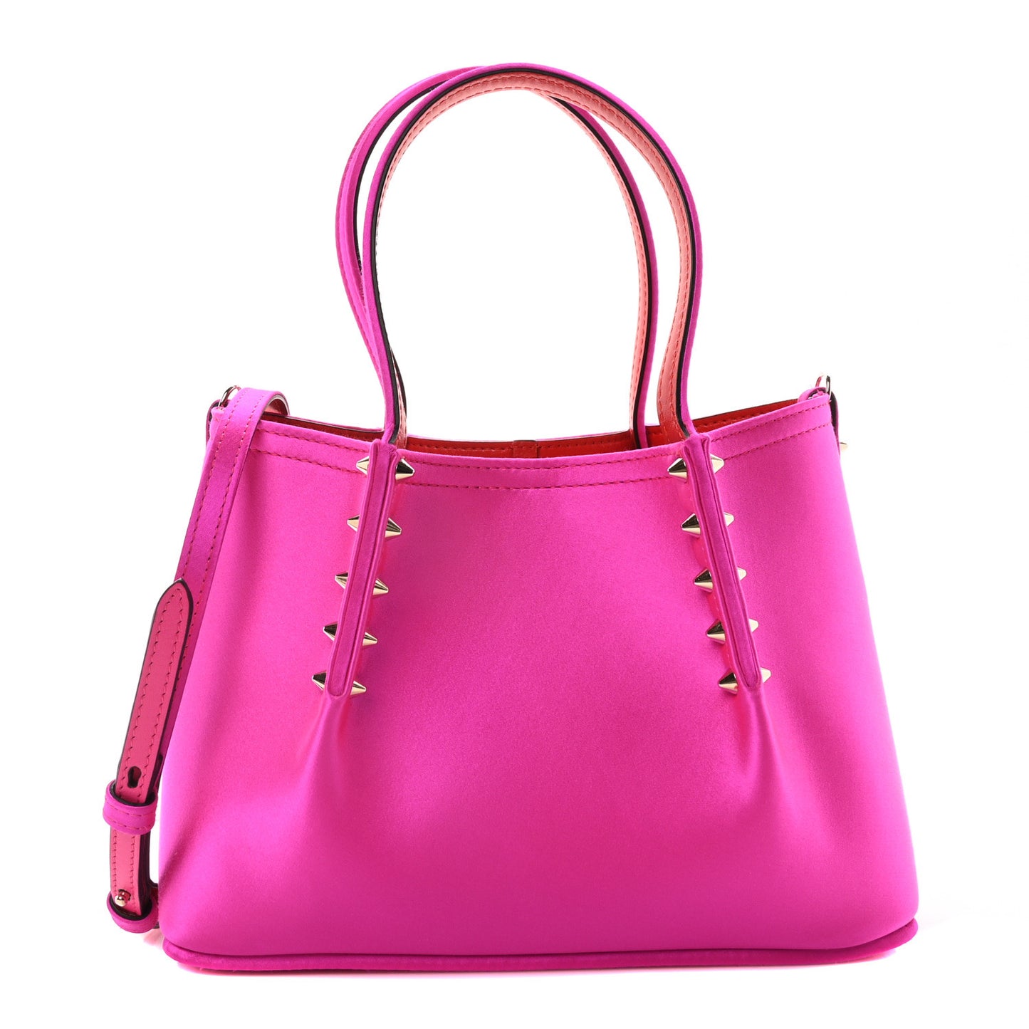 Satin Spiked Mini Cabarock Shopper Holly Pink