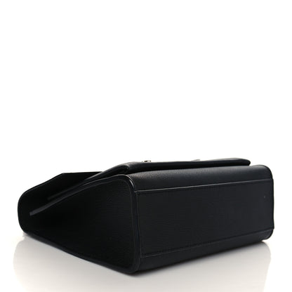 Louis Vuitton Soft Calfskin Mylockme Chain Bag BB Black 4 of 9
