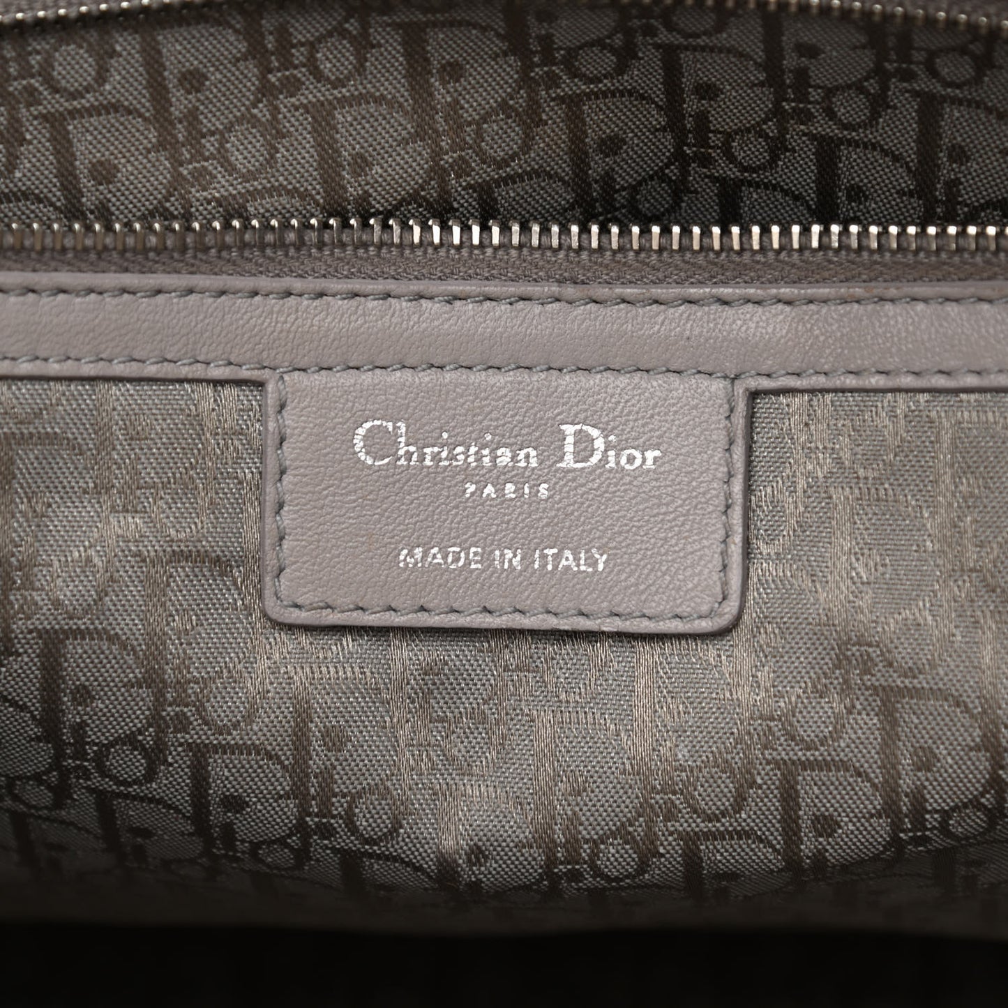 Lambskin Cannage XL Lady Dior Light Grey