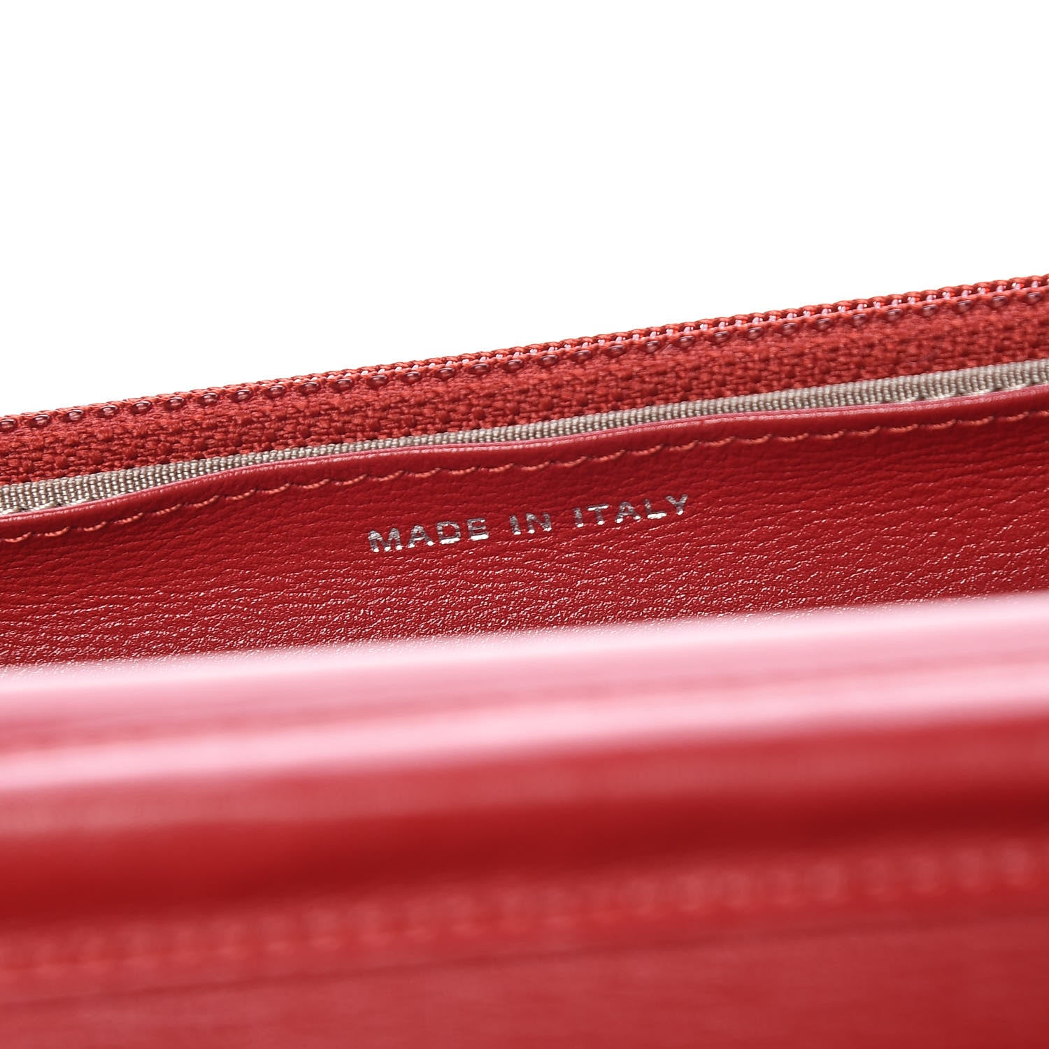 Chanel Caviar Timeless CC Wallet On Chain WOC Red 7 of 10