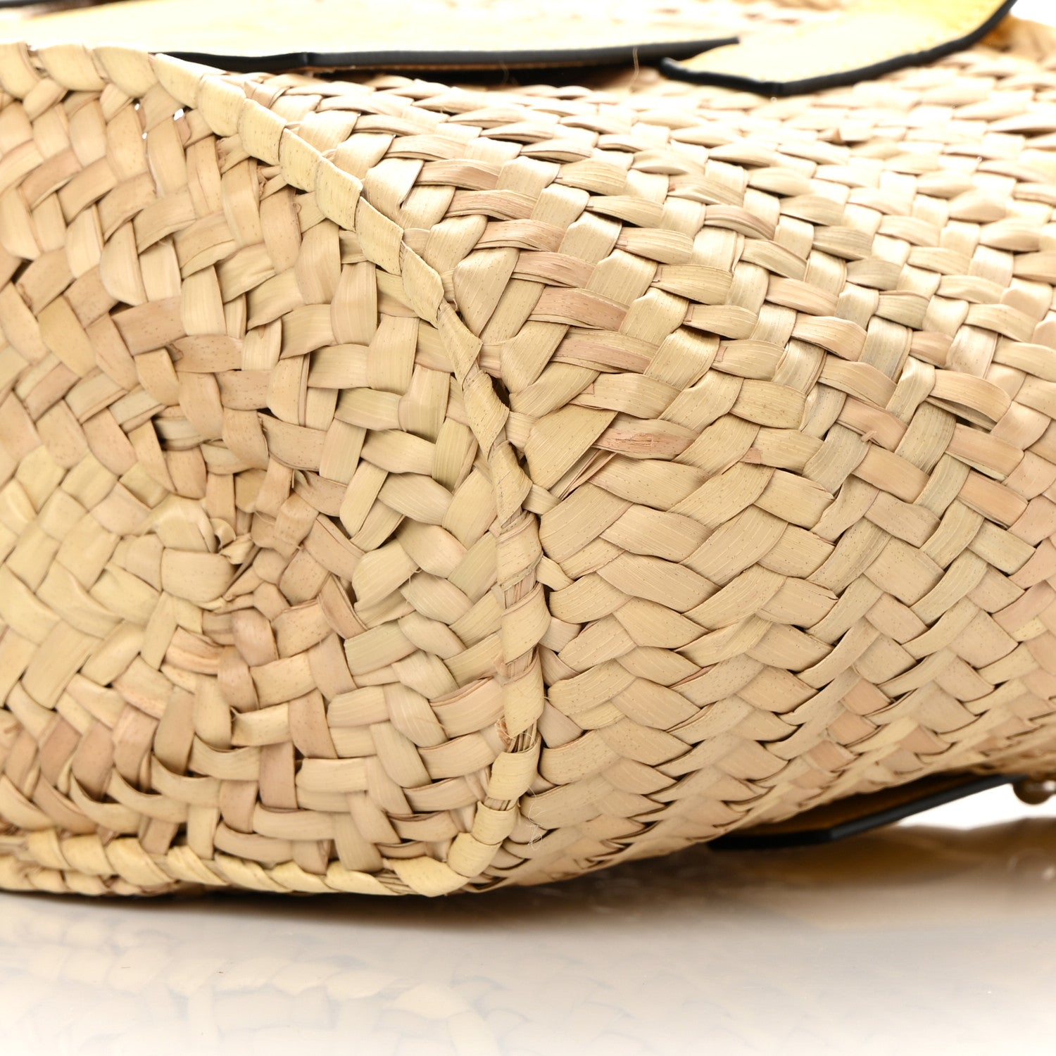 Loewe Raffia Small Basket Tote Bag Natural Yellow 11 of 13