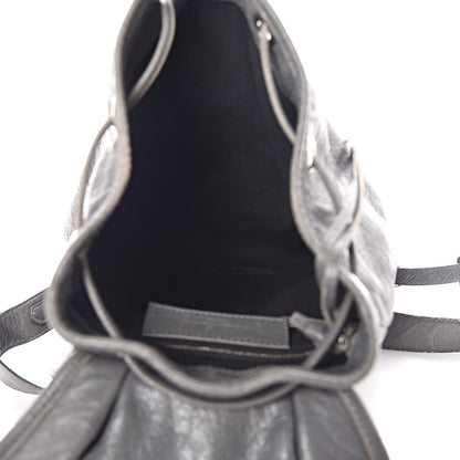 Balenciaga Agneau Silver Metallic Edge Hardware Backpack Gris Cendre 5 of 23