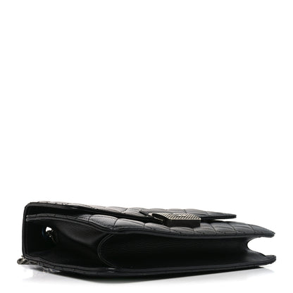 Chanel Goatskin Quilted Small CC University Top Handle Flap Black 4 of 10