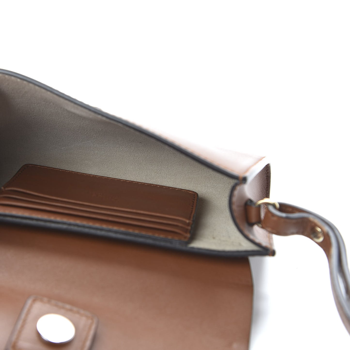 Suede Calfskin Mini Faye Shoulder Bag Tobacco