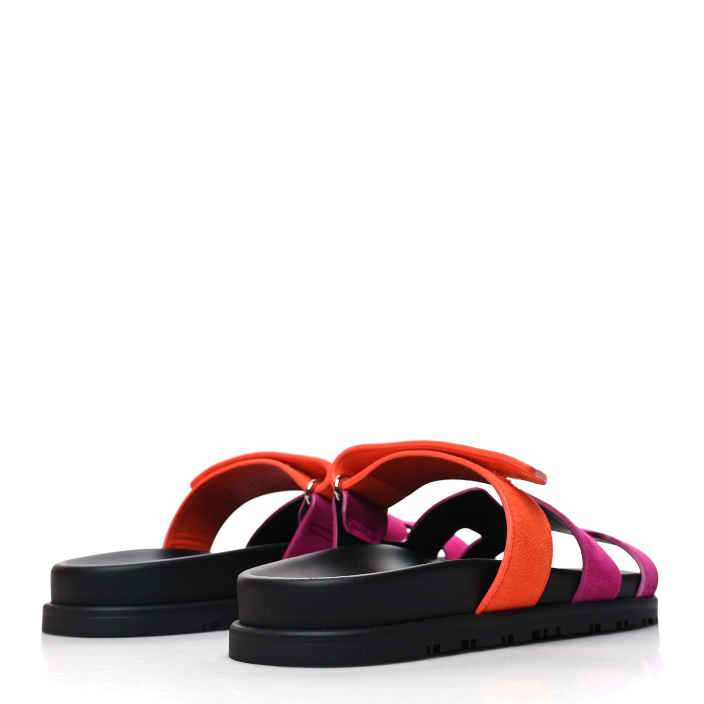 Suede Goatskin Womens Chypre Sandals 37 Rose Chapas Orange Synthetique