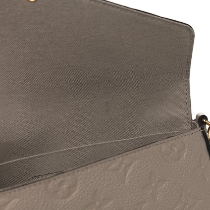 Louis Vuitton Empreinte Pochette Felicie Chain Wallet Tourterelle 5 of 7