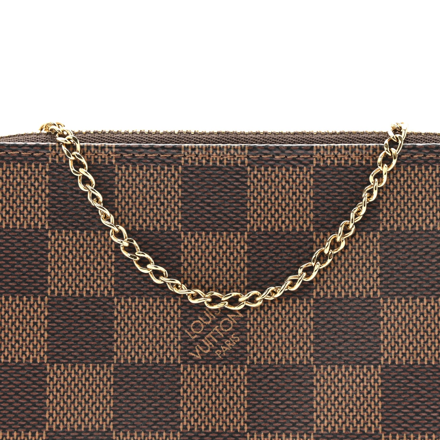 Louis Vuitton Damier Ebene Mini Pochette Accessories 8 of 12