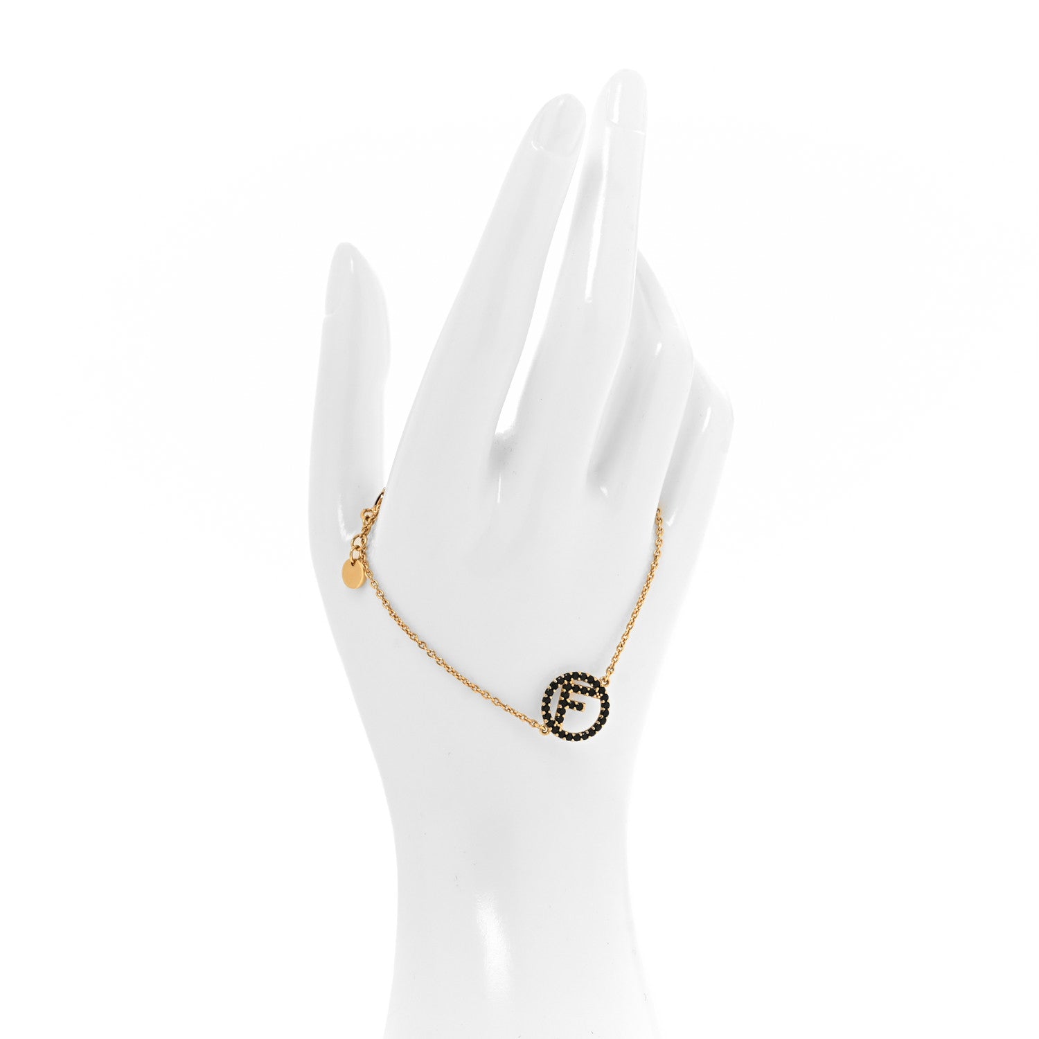 Fendi Crystal F is Fendi Bracelet Black 2 of 5