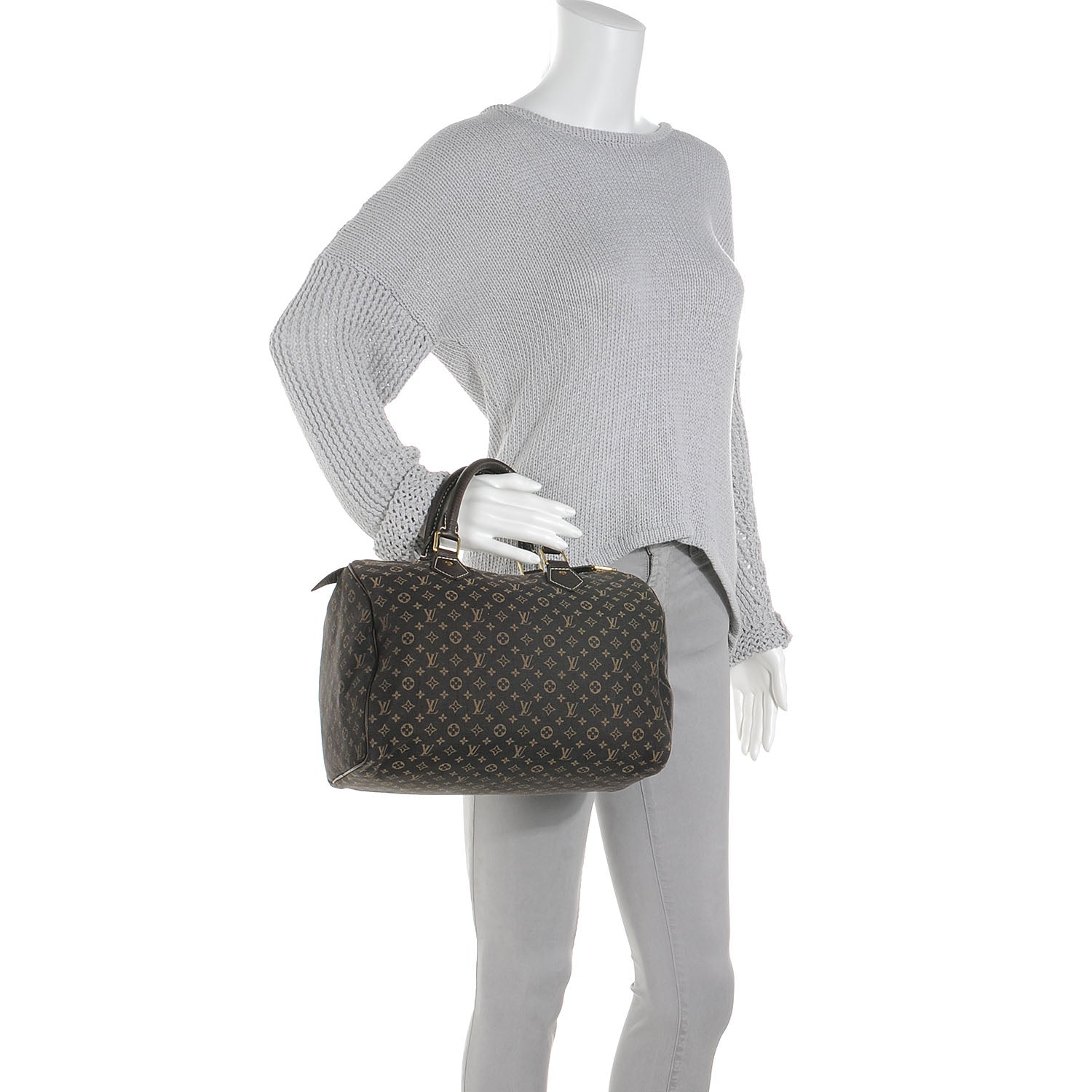 Louis Vuitton Mini Lin Speedy 30 Ebene 2 of 7