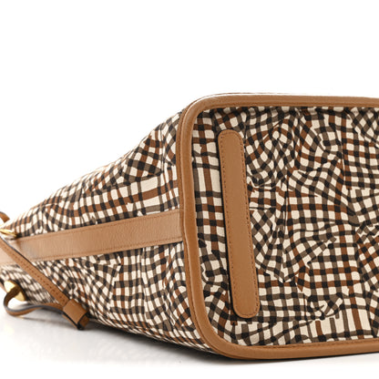 MCM Visetos Medium Liz Reversible Shopper Tote Cognac 14 of 16