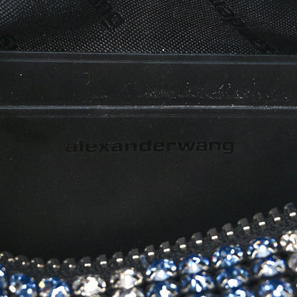 Alexander Wang Mesh Crystal Rhinestone Mini Heiress Pouch Blue Light 5 of 7