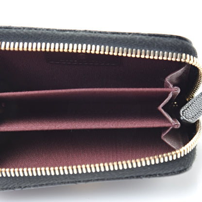 Chanel Caviar Quilted Zip Coin Purse Black 5 of 10
